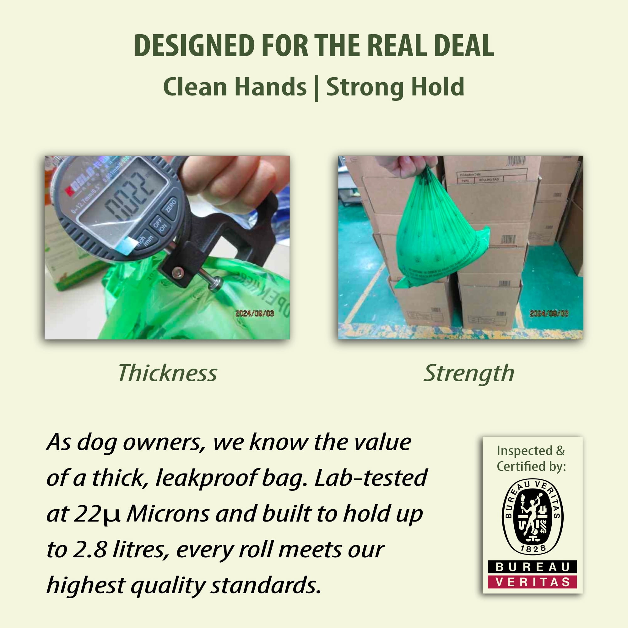 PetLaud Compostable Dog Poop Bags, 240 Count, Plastic-Free, Leakproof, Non-toxic