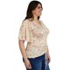 thumbnail image 2 of Blusa de temporada Roman Fashion/Tallas Extras, 1731 (Blanco) blanco 40 Roman Fashion BL-GR-1731-BLANCO, 2 of 6