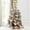 Rose Gold, variant on Mini Christmas Tree Prelit, Small Artificial Christmas Tree with Lights, Pre Lit Little Decoration for Table Top Home Cafe Office, Snow Flocked-22 Inch