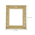 thumbnail image 2 of 5pcs Miniature Resin Photo Frame Vintage Painting Picture Frame for Mini House, 2 of 8