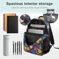 thumbnail image 4 of KUIFORTI Cherry Blossom Axolotl 4PCS Girls Backpack Set, Fashion School Bag with Lunch Box Pencil Pouch Water Bottle Sleeve for Elementary Middle School Back to School Essentials Gifts, 4 of 7