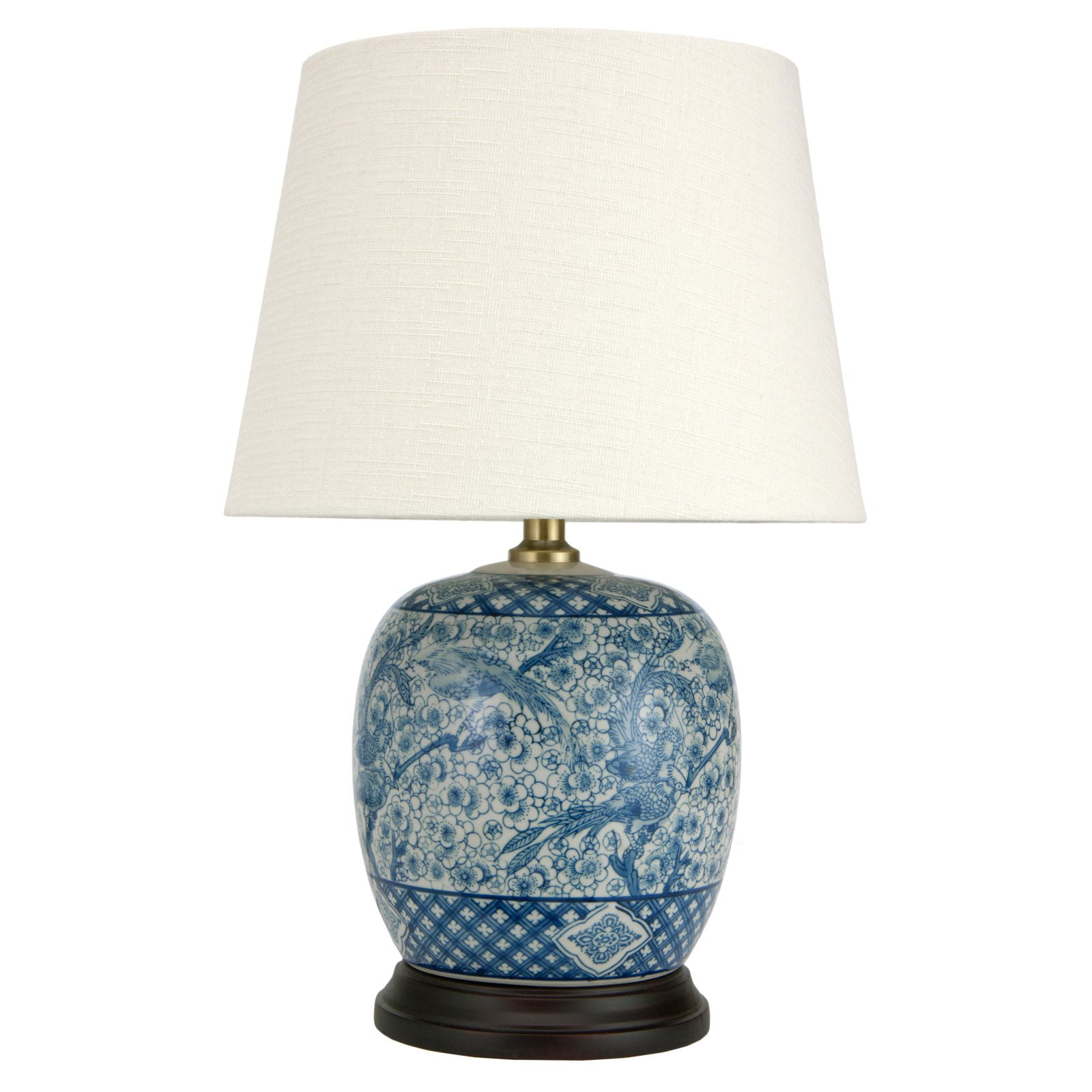 White Porcelain Jar Lamp, Classic White Table Lamps