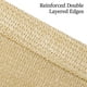 thumbnail image 5 of COOL AREA Toldo Vela Cuadrado 2,5 x 2,5 Metros Protección UV, Apto para Jardines y Terrazas, Resistente al Desgaste y Transpirable, Color Crema Xemadio XDHY-104-40, 5 of 7