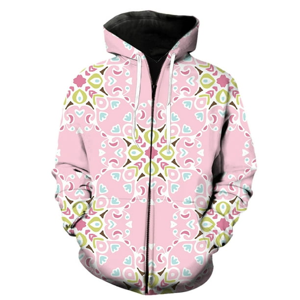 Sudadera con capucha y cremallera para hombre, con estampado de copos de nieve de invierno, moda, tops, estampado 3D, manga larga, divertida, de gran tamaño, gran oferta 2024, para adolescentes, prima