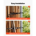 thumbnail image 5 of KFFKFF Natural Reed Fence Panels, 4 ft x 16.4 ft, Set of 3 Decorative Rolls for Outdoor Use, Privacy Screen for Balcony, Patio, Garden, Backyard Divider, 5 of 9