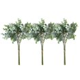 thumbnail image 5 of 1 ramo de flores artificiales, rama de aliento de bebé, hojas falsas, follaje, plantas artificiales para fiesta, boda, decoración del hogar, verde, 5 of 5