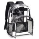 thumbnail image 1 of Mochila transparente Vorspack extra grande de PVC transparente negro, 1 of 6
