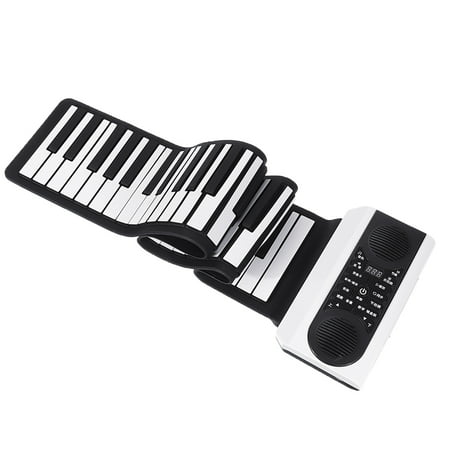 61/88Keys Hand-rolled Electronic Piano Portable Folding Piano 2000Mah ...