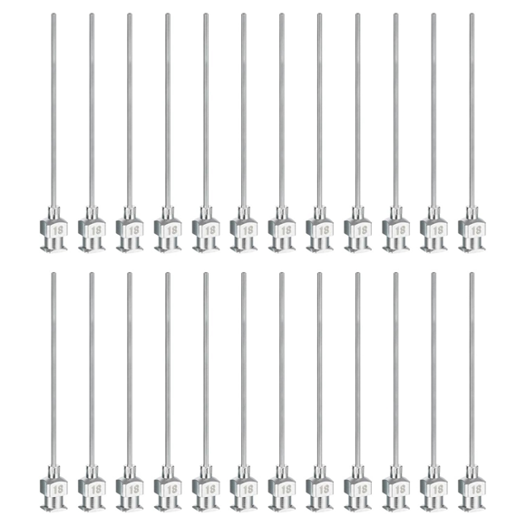 Aguja Dispensadora de Punta , 24 Unidades, 2 Pulgadas, Acero Inoxidable, con de Señuelo, 18 G