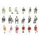 thumbnail image 3 of 50x 1:87 pintadas de personas para modelo Tren Decoración de escritorio Sunnimix Mini figuras pintadas, 3 of 7