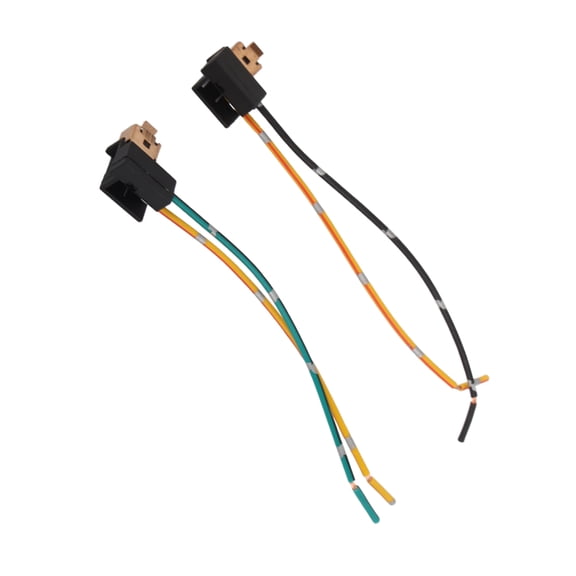 H1 Bulb Socket Harness, Plug Play Wiring Adapter For Fog/Halogen/LED, Durable Metal