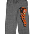 thumbnail image 2 of Disney Mickey Mouse Scary Shadow Adult Gray Heather Black Sleep Pajama Pants-Large, 2 of 5