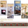 thumbnail image 2 of Christmas Table Runner Rural Farmhouse Winter Holiday Theme Art Printed Dinner Runner for Home Party Kitchen Dining Table Decor Fabric 1 Panel W13xL108in, 2 of 6