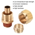 thumbnail image 4 of Unique Bargains Raccord de Tube de Compression en Laiton 3/8NPT x 5/8 Pieds Tube OD Raccord Droit Lot de 3, 4 of 5