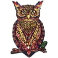 thumbnail image 1 of Wooden Owl Puzzle Interactive Unique Shape Jigsaw Pieces Animal Jigsaw Puzzle, 1 of 8