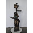 thumbnail image 2 of Mailbox - Girl sitting on books and reading -  Size: 26"L x 22"W x 53"H., 2 of 10