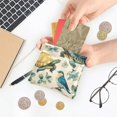 thumbnail image 5 of PU Leather Coin Purse Wallet Compact Water-Resistant Card Cases Money Organizers Colorful Turtles and Birds Pattern, 5 of 7