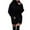 Black, variant on Womens Turtleneck Oversized Long Sweater Dress 2025 Plus Size Tunic Pullover Knit Winter Dresses (White, XXL)