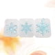 thumbnail image 3 of 3pcs Copo de nieve DIY Agujero Colgante Moldes de fundición DIY Fabricación de joyas Moldes de resina epoxi, 3 of 7