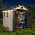 thumbnail image 4 of 8ft×6ft Outdoor Durable Resin Storage Shed, 4 of 12