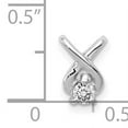 thumbnail image 3 of 14k White Gold Complete 2.9mm VS Diamond Chain Slide XP686WVS, 3 of 3