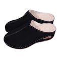 thumbnail image 3 of Slippers for Women,Winter Slippers For Indoor And Outdoor Cozy Lined Shoes With Sloped Heel Comfortable Warm Soft Sole,Womens Slippers,Black,9.5, 3 of 8