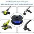 thumbnail image 3 of 6 Pices Bobine De Rechange Pour Dbroussailleuse,compatible Con Avec Ryobi One + Ac14rl3a-18v 24v 40v,coupe-fil Sans Fil Line 11ft,4 Bobines + 2 Capuch, 3 of 5