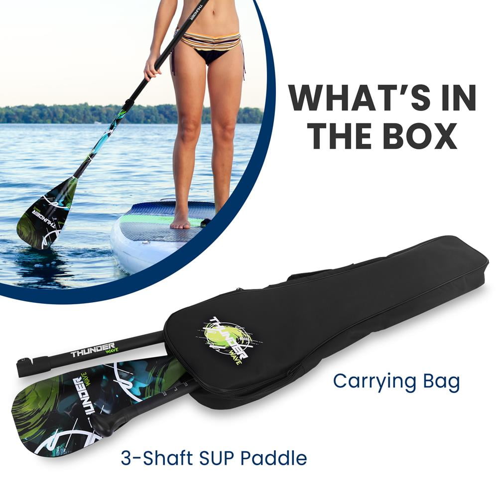 SereneLife Stand Up Paddle-Board Adjustable Paddle - Adjustable Water Paddle Oar for SLSUPB105 Free-Flow Inflatable SUP Stand Up Water Paddle-Board