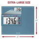 thumbnail image 3 of Báscula de baño digital Taylor extra ancha con capacidad de 226 kg para peso corporal, precisión alta y plataforma ultra ancha, báscula digital para personas, fácil de leer, color azul pizarra, 3 of 5