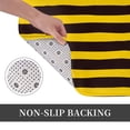thumbnail image 6 of Sikiie Bee Stripe Print Flannel Anti-slip Floor Mat 16x24in, Thickened Dustproof Entrance Door Mat Floor Mat for Kitchen, Bathroom, Laundry Room, 6 of 7