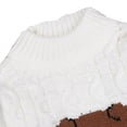 thumbnail image 7 of Mifsaly Toddler Boys Girls Turtleneck Sweater Kids Long Sleeve Chunky Knit Warm Pullover Sweaters, 7 of 7