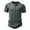 Dark Gray, variant on WREESH Men's Solid Color Henley Pullover Casual Short Sleeve Summer T-Shirt Wine