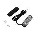 thumbnail image 3 of 12V - 24V 4 Led Strobe Warning Light Strobe Grille Flashing Lightbar Truck Car Beacon Lamp Amber Yellow White Traffic light, 3 of 6