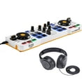 thumbnail image 1 of Hercules DJControl Mix Bluetooth Wireless DJ Controller for Smartphones (iOS and Android) with Over-Ear Stereo Headphones, 1 of 8