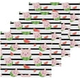 thumbnail image 2 of Pig Watermelon Stripes Washcloth 12x12in Set, 6 Pack Absorbent Cotton Towel Square Kitchen Dishes Towels, Soft Cleaning Face Hand Towel Fast Drying Wash cloth, 2 of 7