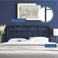 thumbnail image 5 of Modway Alessia Modern Powder Coated Iron Twin Headboard in Black, 5 of 8