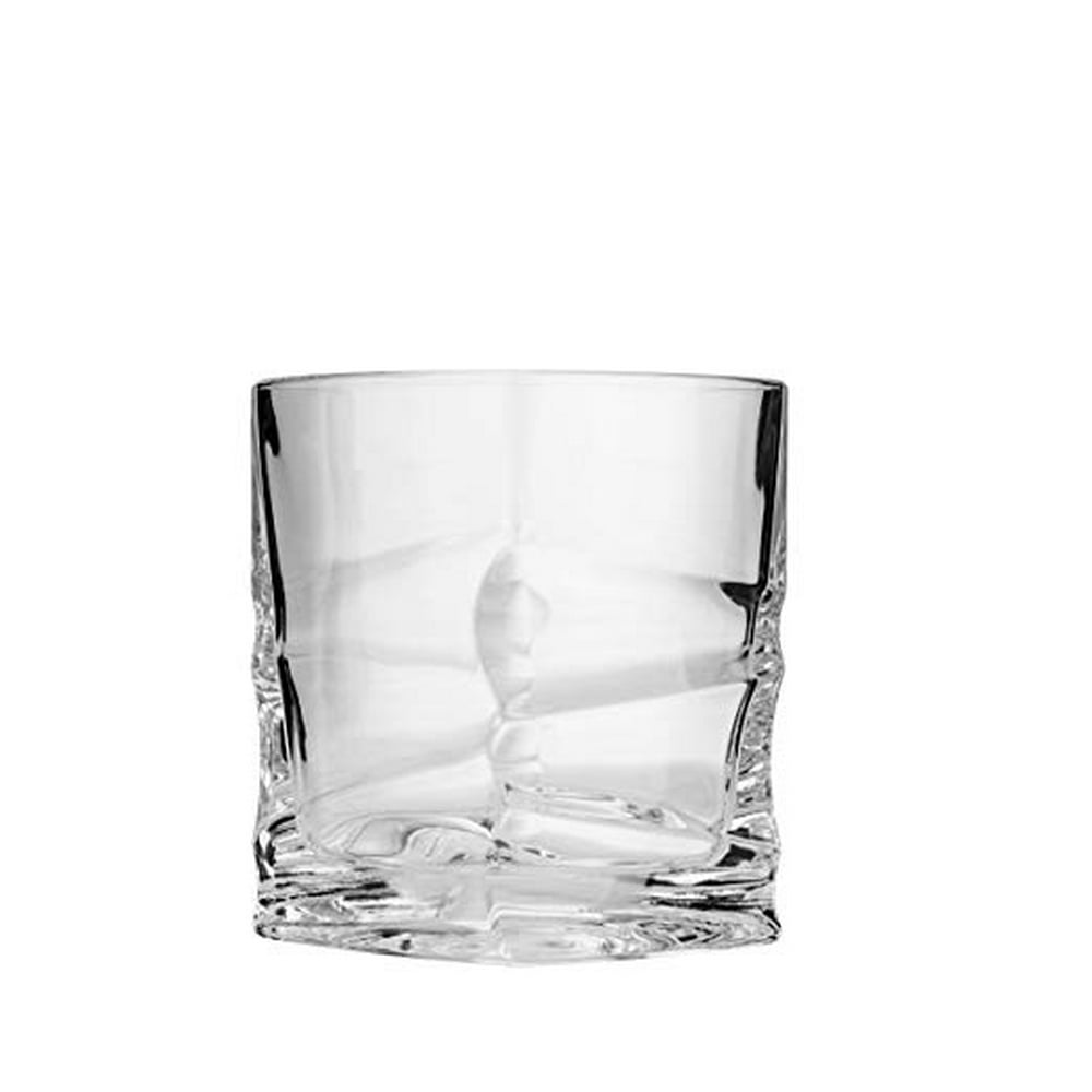 10 Oz Hand Made Crystal Whiskey Scotch Tumblers Clear Brandy Rum Glasses With Heavy Base Set Of
