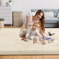 thumbnail image 6 of Teler Baby Play Mat for Floor, 1.3" Thick Foam 50"×50" Playmat, Ultra-Soft Plush Feel & Non-Slip Backing Safe for Infants, Toddlers Crawling, Beige, 6 of 9