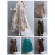 thumbnail image 4 of Vestido suelto para mujer con bolsillos, vestido de playa informal de media manga con estampado vintage, 4 of 8
