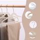 thumbnail image 4 of Perchas antideslizantes flocada para armarios de adultos, percha slim sin marca de 16,5 pulgadas para pantalones y abrigos, pack de 10, 4 of 6