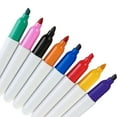 thumbnail image 3 of 8 Pcs Mini Dry Erase Markers Mini Whiteboard Plastic Markers with Clip Caps Low Odor Fine Tip Pens for Nurse Badge Office Home Supplies colorful 3.4 In, 3 of 5