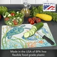 thumbnail image 2 of Cut N' Funnel "Sea Life" 1 Pack Designer Flexible Plastic Cutting Board Mat 15" by 11.5", 2 of 8