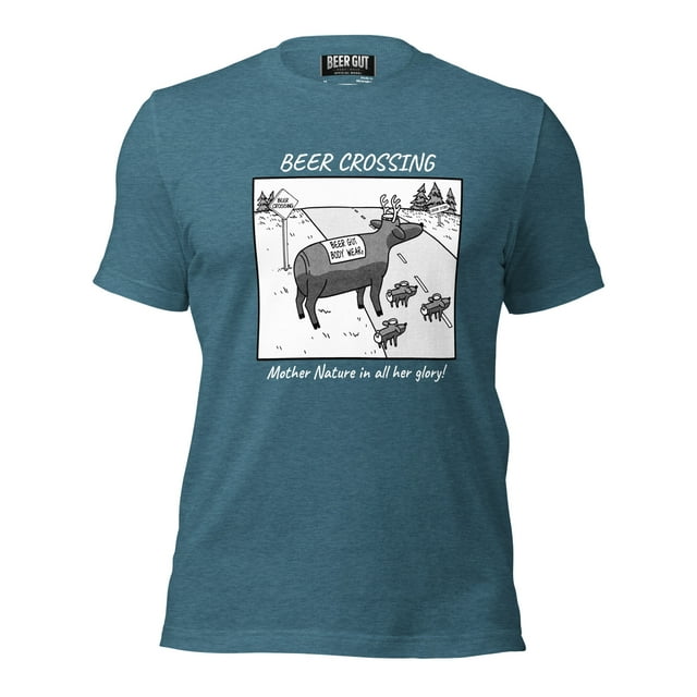 Beer Crossing Unisex t-shirt