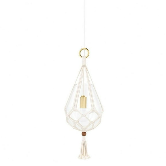 -1 Light Small Pendant in Bohemian Style-10 inches Wide By 22 inches High Bailey Street Home 735-Bel-4170198