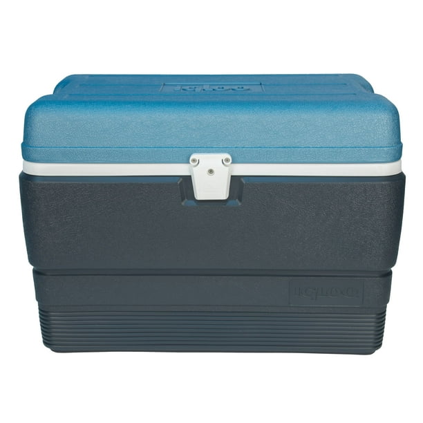 Igloo 50Quart Maxcold 5Day Cooler Ice Chest Blue