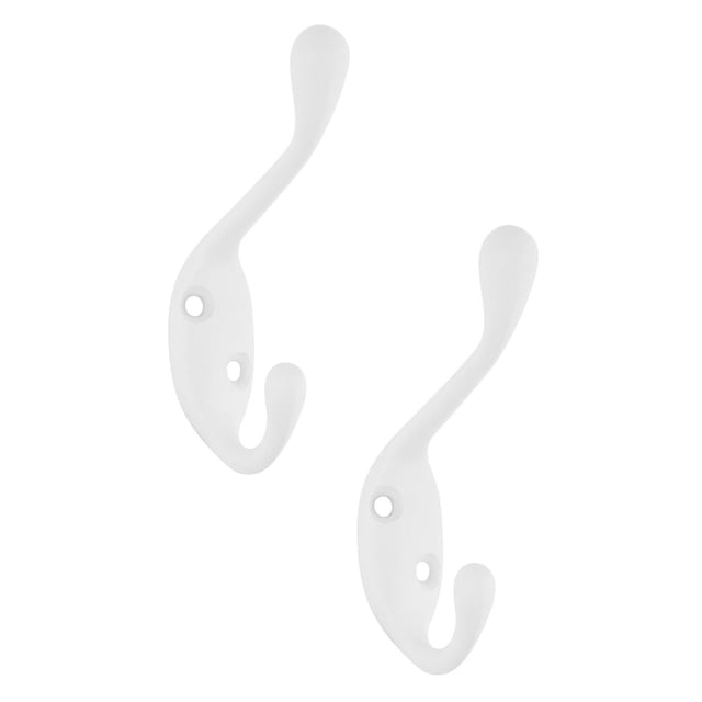 Era Double Hook 2-Pack White