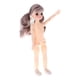 thumbnail image 5 of Muñeca BJD de moda de 28 cm, 1/6, cuerpo 3D, ojos grandes, cabello largo, piel blanca, suministros para bricolaje Cola de caballo rizada gris, 5 of 9