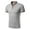 #Grey, variant on Rigardu polo shirts for men Men's Casual Short Sleeved Fashion Trend Men's V Neck Short Sleeved T Shirt mens polo shirts polo t shirts for men Grey + L