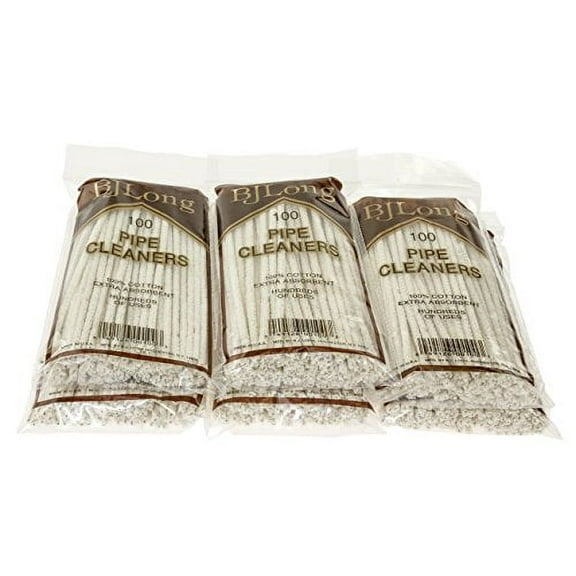 BJ Long Pipe Cleaners 100 Count - 6 Pack TP-1423