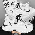thumbnail image 4 of Men's Shoes- Fall New Arrival Thick-Sole Sports Casual Running Shoes Multi-Functional Breathable White Shoes, 4 of 7